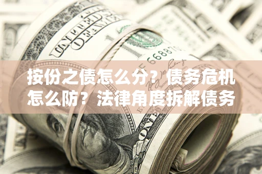 武汉按份之债怎么分？债务危机怎么防？法律角度拆解债务分配与风险自保指南
