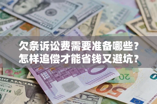 武汉欠条诉讼费需要准备哪些？怎样追偿才能省钱又避坑？