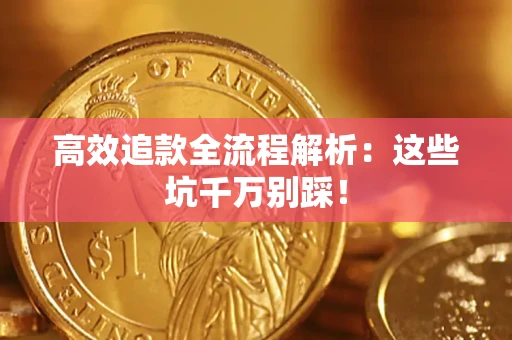武汉高效追款全流程解析：这些坑千万别踩！