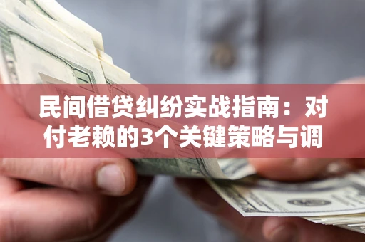 武汉民间借贷纠纷实战指南：对付老赖的3个关键策略与调解盲区解析