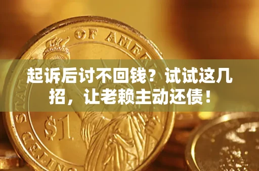 武汉起诉后讨不回钱？试试这几招，让老赖主动还债！